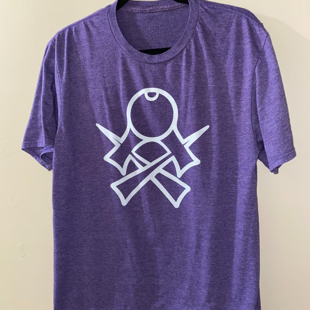 PURPLE DAMA T SHIRT SIZE M